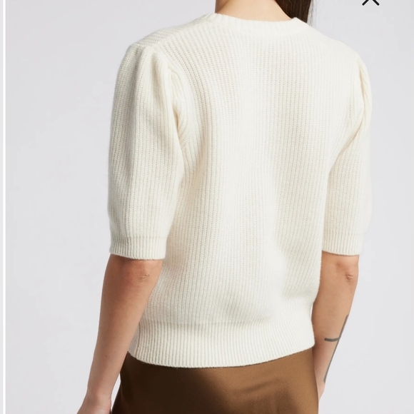 Frame Womens Shrunken Rib Wool & Cashmere Cardigan Size Small NWT $448 - Picture 4 of 12